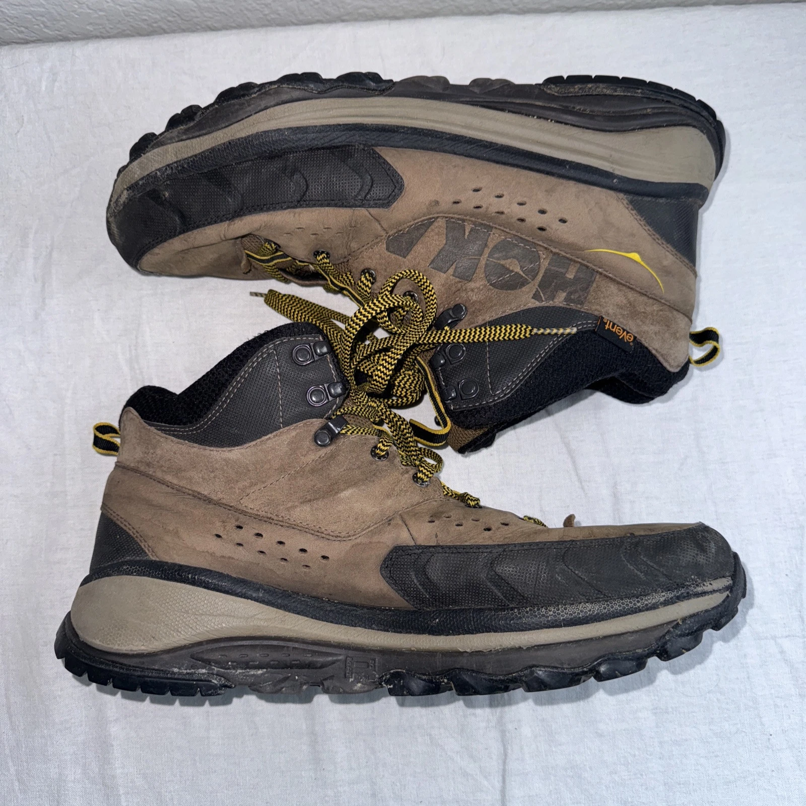 hoka-one-one tor summit mid wp hiking waterproof golden boots