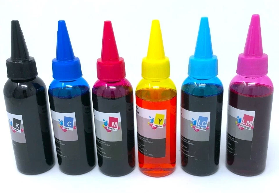 INKJET ORIGINALE ORIGINALI 600 ML DI COLORE INCHIOSTRO INCHIOSTRI PER EPSON STAMPANTE Stylus Photo PX730WD
