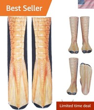 Novelty Animal Paw Socks - Comfortable  Funny Crew Length for Any Occasion