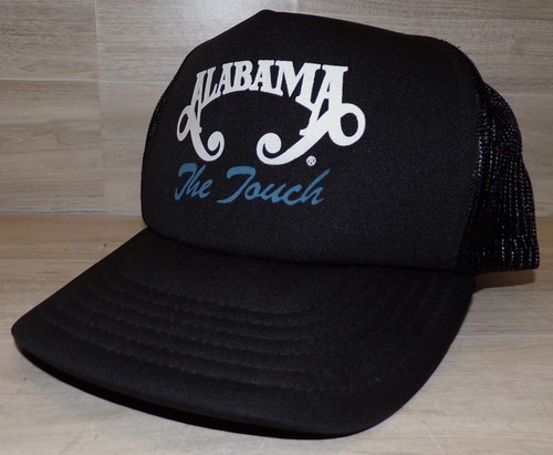 VINTAGE ALABAMA THE TOUCH 1986 PROMO TRUCKER BASEBALL HAT CAP BAND MUSIC COUNTRY