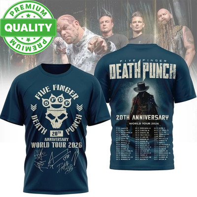Tour Five Finger Punch Death 3D AOP Unisex Shirt Gift For Fan TS1181