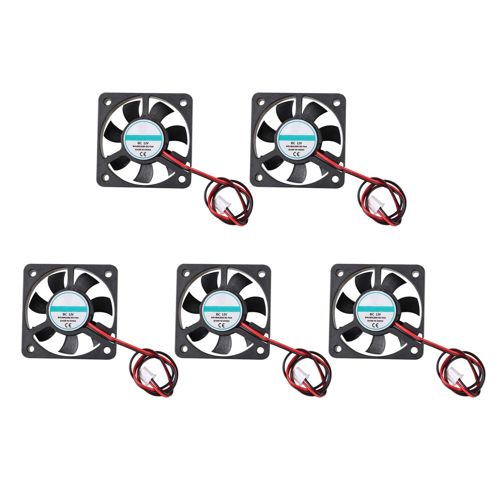 Ventilateur imprimante 3D 12V silencieux mini extracteur d'air 5010 2 broches pour boîtier