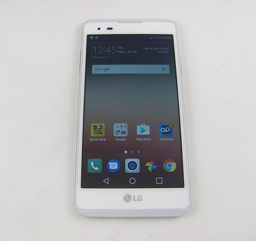 LG LS676 Tribute HD Sprint Cell Phone  GOOD (White)