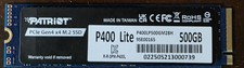 Patriot 2280mm P400 Lite 500GB M.2 NVMe Gen 4.0 x 4 SSD