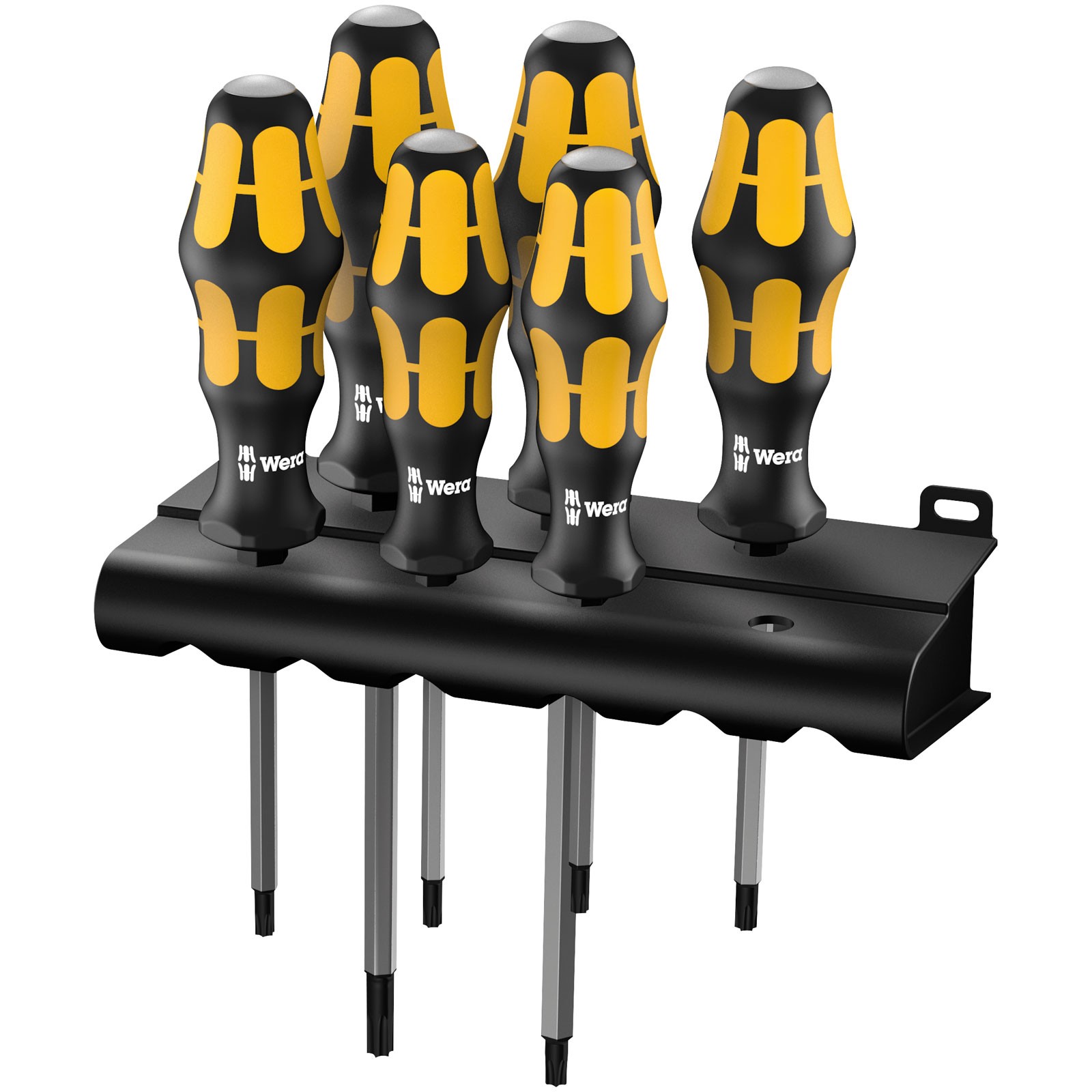 Wera 977/6 Kraftform Plus Torx Chiseldrivers, 6-Piece Set