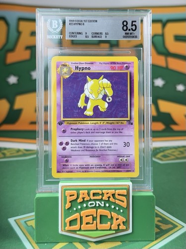 Hypno (1st Edition) graded BGS 8.5 for sale on eBay