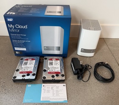 WD My Cloud Mirror 8TB Personal Cloud Storage - 2x drives 4TB WD RED NAS DRIVES