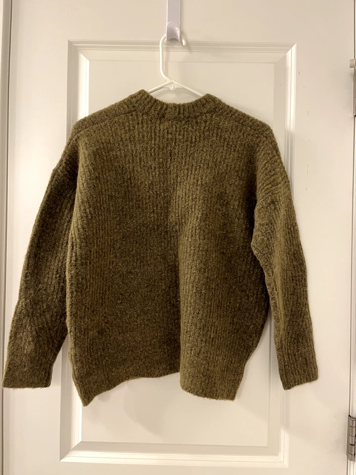 Suéter de Lana MADEWELL Belfiore Acanalado - XS en Helecho Brezo Foto 2 de 4