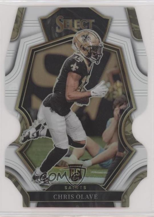 2022 Panini Select Premier Level White Prizm Die-Cut 29/49 Chris Olave #170 0u27