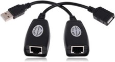 Przedłużacz USB Sabrent przez adapter przedłużacza Cat5e lub Cat6 (do 150 stóp)
