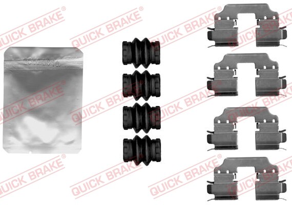 Quick Brake 109-1881 ZubehöRsatz, Scheibenbremsbelag FüR MERCEDES-BENZ, Nissan-image
