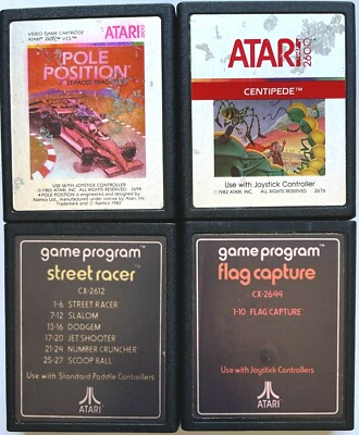ATARI 2600 VIDEO COMPUTER SYSTEM WITH 2 CONTROLLERS 2