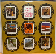 Vintage A M Album LP Record Paper  Inner Sleeve ONLY Herb Alpert Baja Marimba