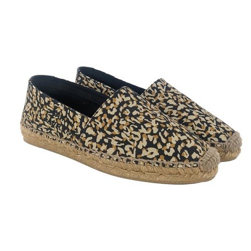saint laurent leopard print espadrilles