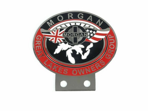 Badge Vintage Club De Voiture De Course Britannique - En Cuivre, Neuf, Pour Collectionneurs