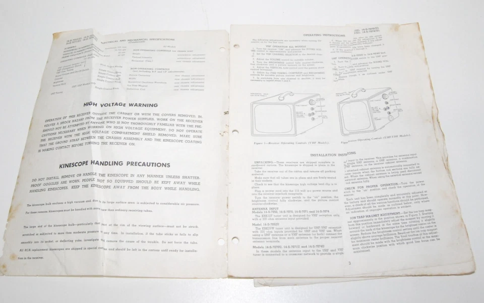 RCA VICTOR TV SERVICE DATA 1956 - Image 2 of 4