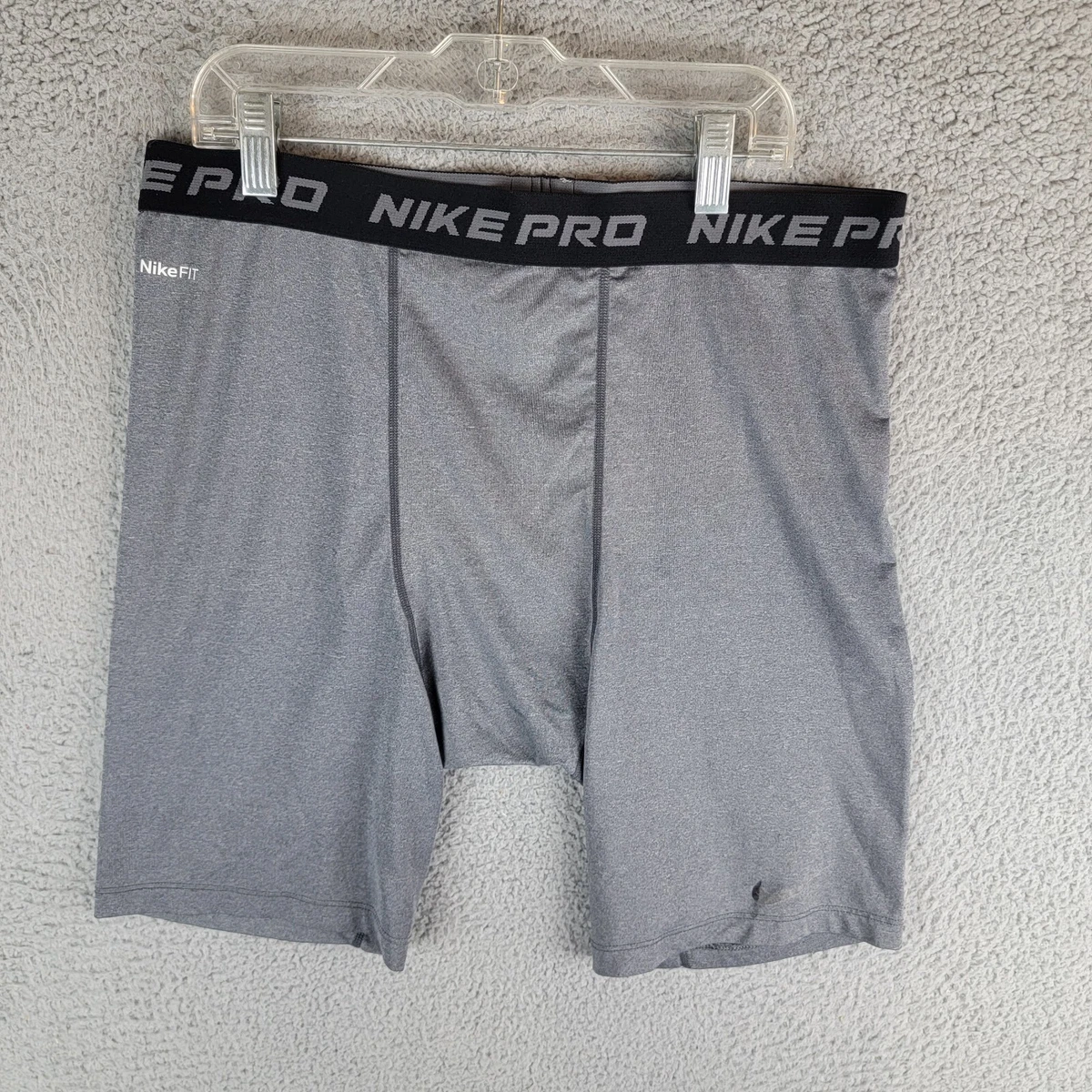Nike Pro Gray Compression Shorts Men s XXL Baselayer 269604 eBay