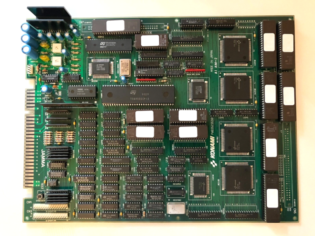 PCB JAMMA KONAMI TURTLES IN TIME CONVERSION 2 PLAYERS 4 PLAYERS OR BOTH