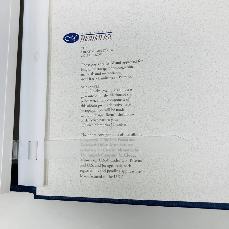 Creative Memories 7 x 7 Azul Marino Verano Divertido Barbacoa Correa-Bisagra Álbum - 12 Páginas Foto 2 de 3