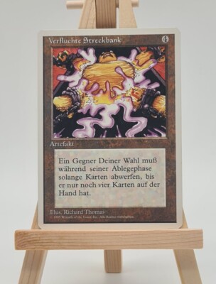 Verfluchte Streckbank 4. Edition  Magic Karte MTG Deutsch (Cursed Rack) 