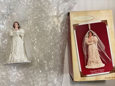 Christmas 2004 Hallmark Gone With Wind Scarlett O'Hara Wedding Dress  Ornament | eBay