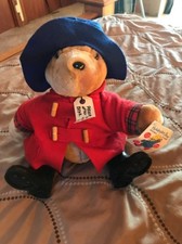 RARE PADDINGTON BEAR DOLL 16" Moveable Poseable Plush Eden Toy 32866