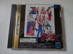 REAL BOUT FATAL FURY SPECIAL Sega Saturn SS SNK 1997 T-3117G w/Obi NTSC-J Japan☆