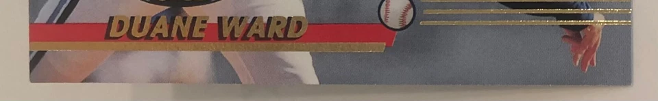 1993 Stadium Club - First Day Issue - Duane Ward - #382 - Blue Jays - NrMt - Image 2 of 4