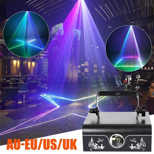 Full color RGB Animation Laser Projector Light ILDA DJ Disco SHOW Stage Light - Picture 2 of 12