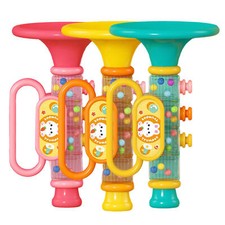 Kids Instruments Play Toy Trumpet for Kids with Sling Start