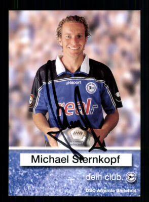 Michael Sternkopf autograph card Arminia Bielefeld 2001-02 original signed