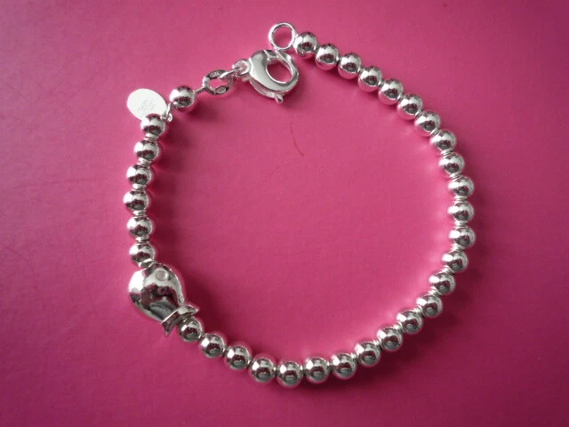 SUBLIME BRACELET  "CLIO BLUE"  PERLES ARGENT 925/POISSON NEUF - Photo 1/1
