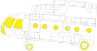 MW22 Eduard EX942 MI-17 1/48 Mask For Amk