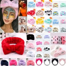 Spa Bath Shower Makeup Wash Face Cosmetic Headband Hair Band Velvet Hairbands  