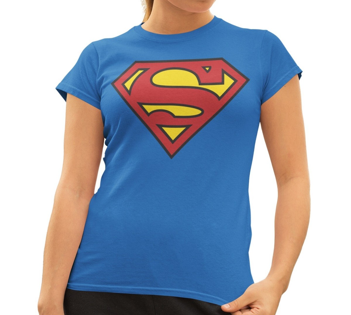 DC Comics Superman Logo Classic Womens T-Shirt Official