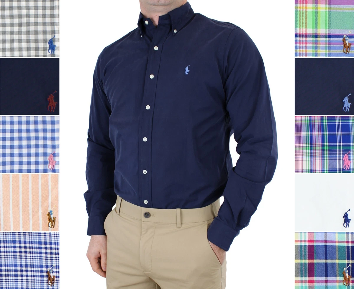 Ralph lauren shirt slim fit sale
