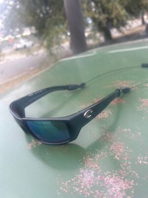 Costa Del Mar Black Frame Polarized Lens Fantail Pro Sunglasses - 6s9079