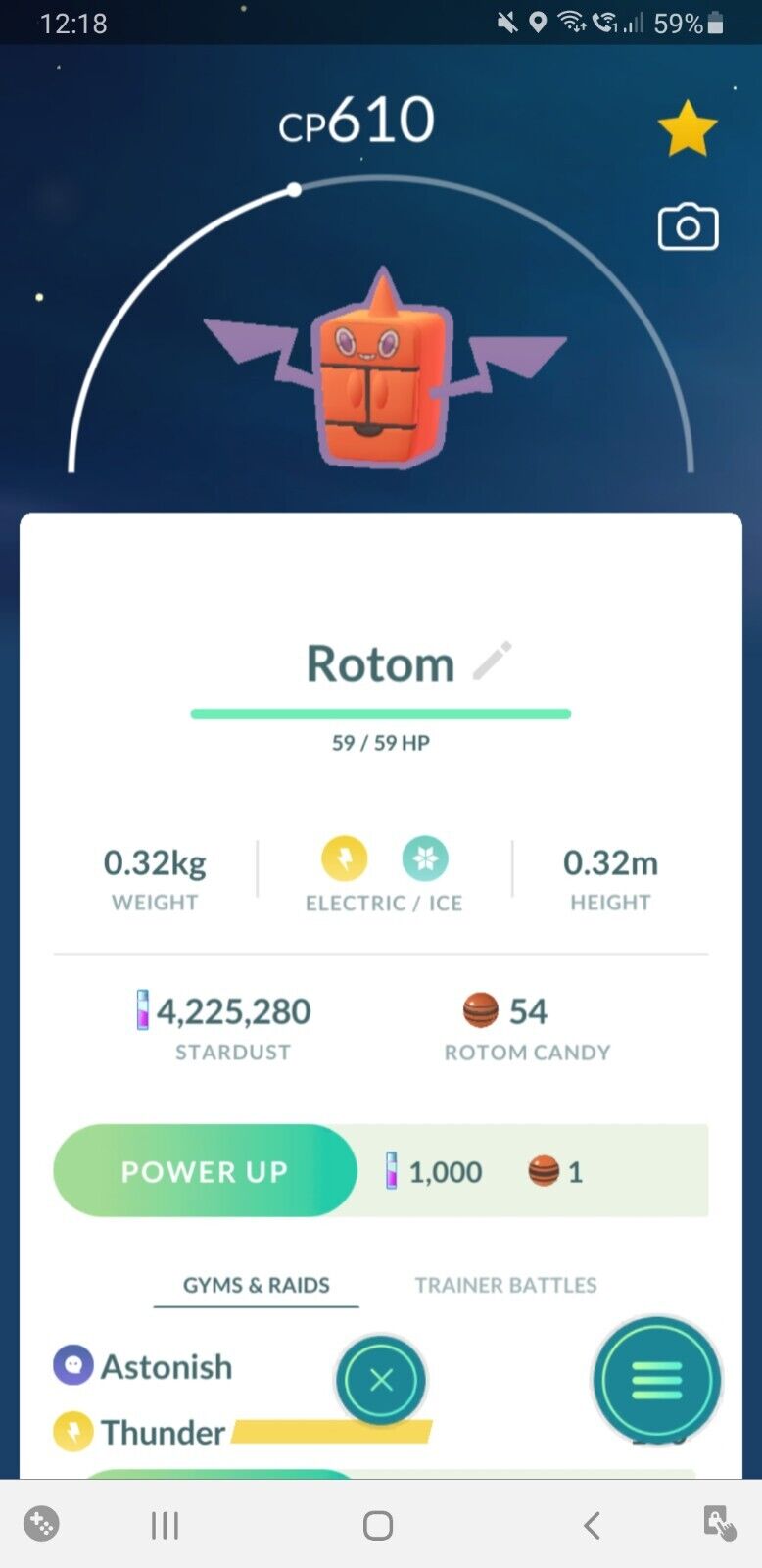 Pokémon Go Shiny Spiritomb - mini act PTC 100k stardust