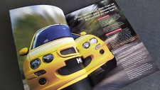 MG ZR 105 160 ZS 2.5 V6 180 Sportscar Prospekt Brochure 2003 A 