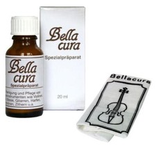 Bellacura Pflegemittel Set Reinigungsmittel 20 ml Poliertuch Streichinstrument