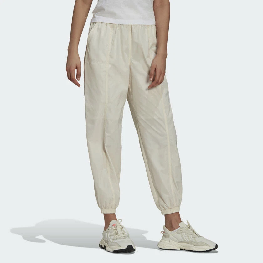 Nylon NWT eBay | White Adicolor Wonder Pants SIZE: Originals Women\'s Track ADIDAS LARGE