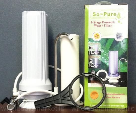 Countertop Ceramic Water Filter Home Purifier with Cartridge & all Accessories