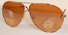 NWT True Vintage Double Bridge Aviator w/ Goldenmax hydrophobic lens sunglasses