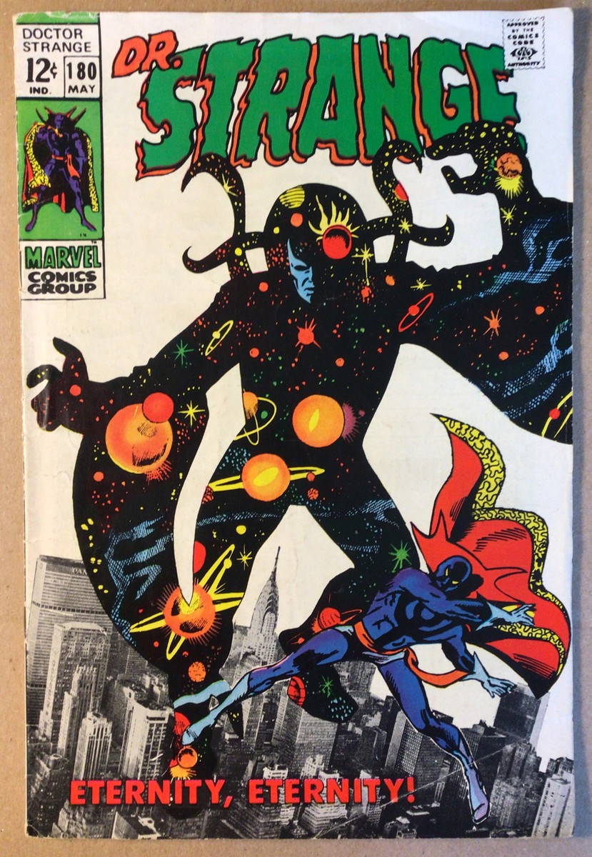 Dr. Strange #180, Marvel Comics, 1969. Eternity. Original