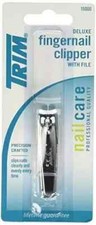 NEW Trim Nail Deluxe Fingernail Clipper Cutter w File 15000 LOT AVAILABLE