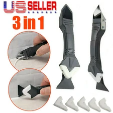 3 in 1 Stretchable Silicone Sealant Remover Tool Kit Scraper Mould Caulking Set