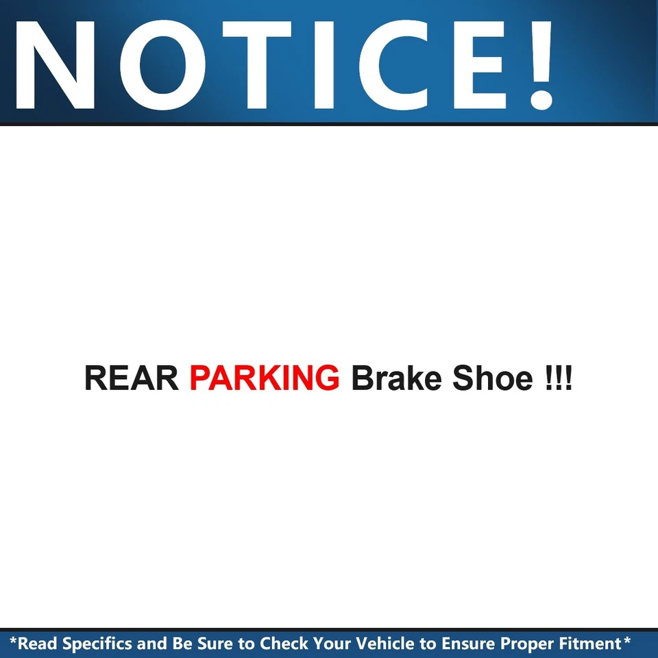 Juego de zapatas de freno de estacionamiento traseras para Toyota Camry Highlander Avalon Lexus ES300 ES350 Foto 2 de 4