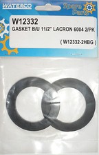 WATERCO LACRON SAND FILTER BULK HEAD 1 1/2" FLAT RUBBER GASKETS W12332