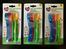 Lot of 3 - 6 Packs - Soft Tip Feeding Spoons Baby - Parents Choice