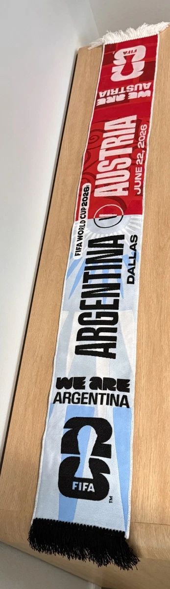 レア　アルゼンチン オーストリアARG AUT マッチデー　マフラー　W杯 argentina scarf products for sale | eBay